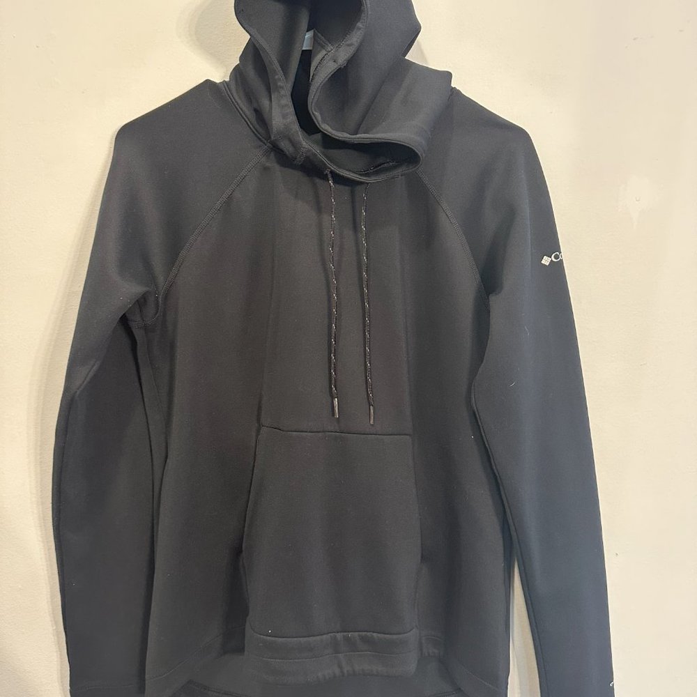 Columbia Mock Neck Hooded Sweatshirt Men's Medium